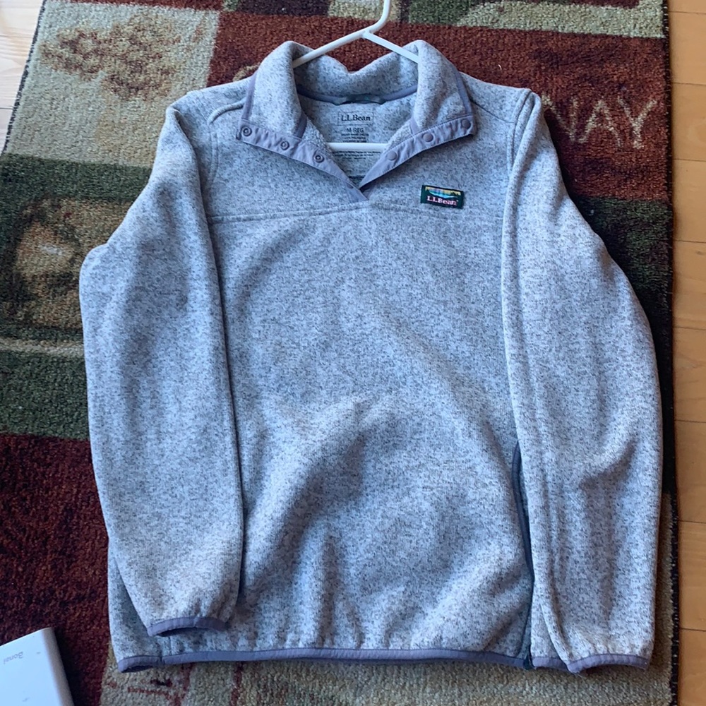 Women’s LL Bean sweater fleece Pullover